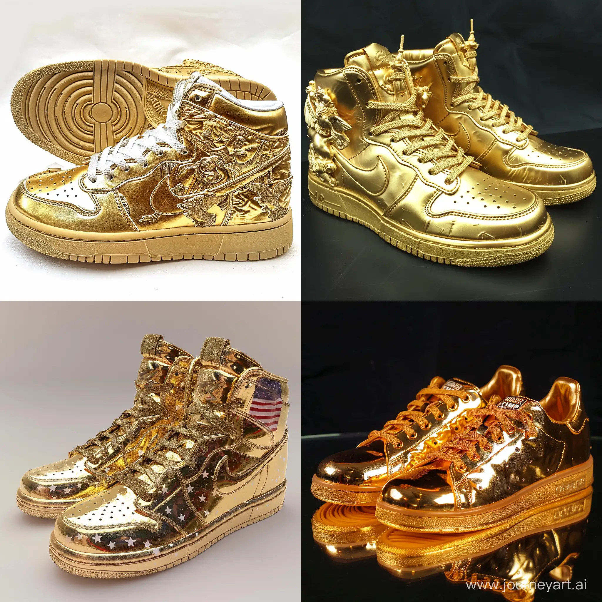 Golden-American-Sneakers-Designed-by-Donald-Trump