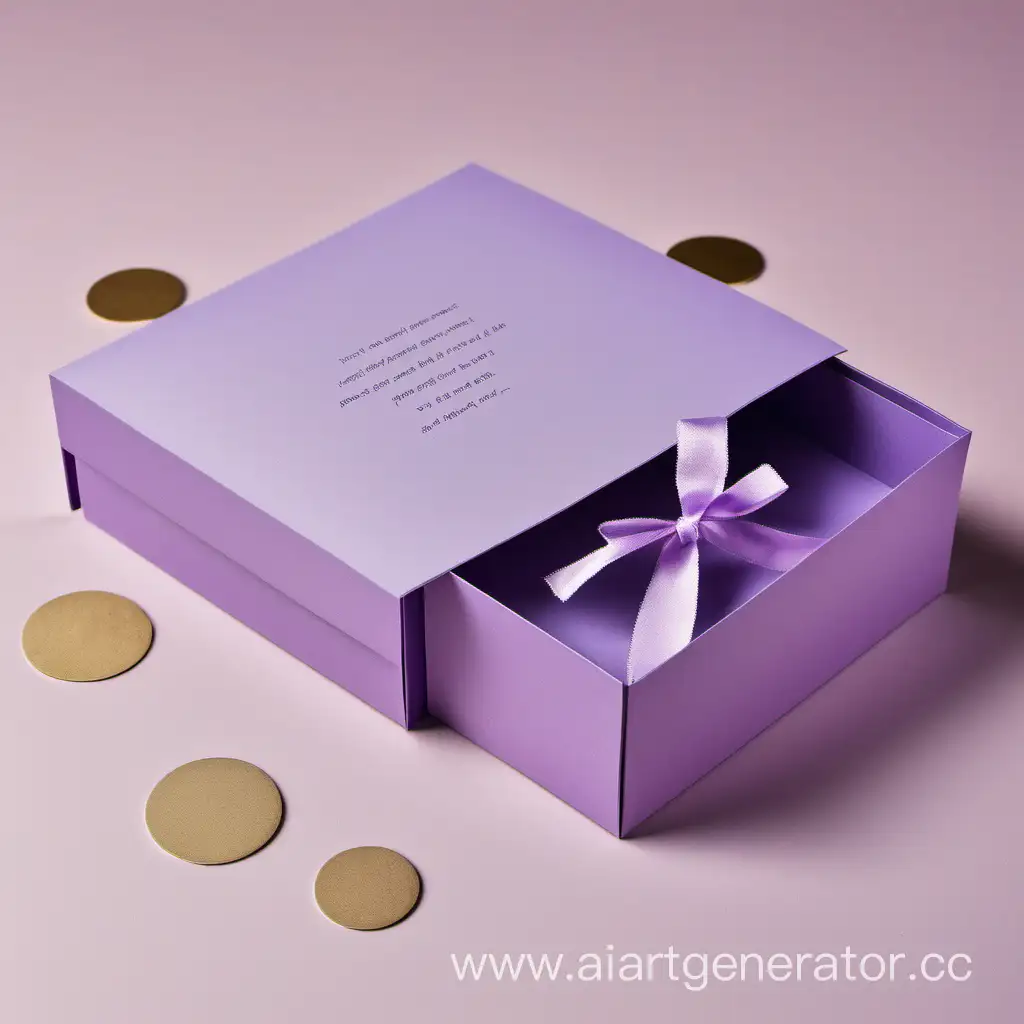 Lilac-Rectangular-Gift-Box-with-Inseparable-Lid-and-Card