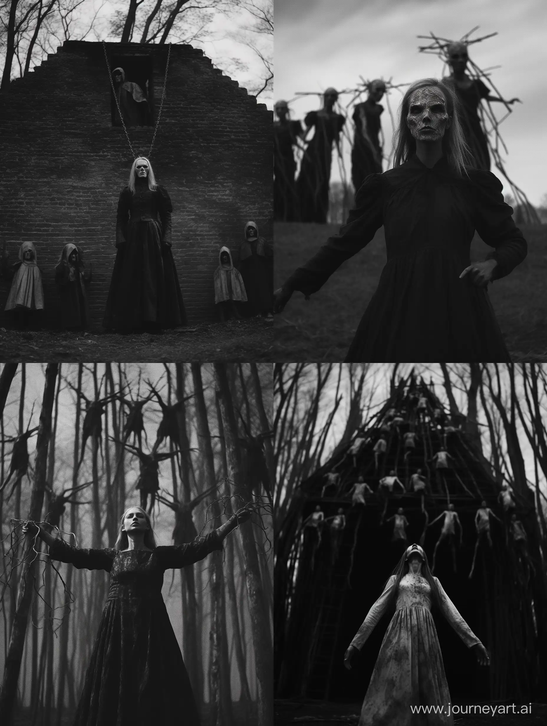 Unhinged-Pagan-Horror-True-Events-of-the-Salem-Witch-Trials-in-Grayscale
