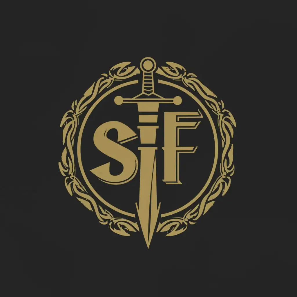 LOGO-Design-For-SIF-Majestic-Golden-Circle-and-Sword-Emblem-on-a-Clear-Background