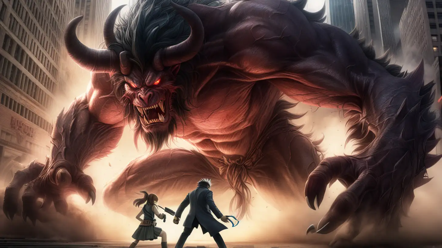 Epic Anime Covert Operatives Battle Demon Beasts in Manhattan