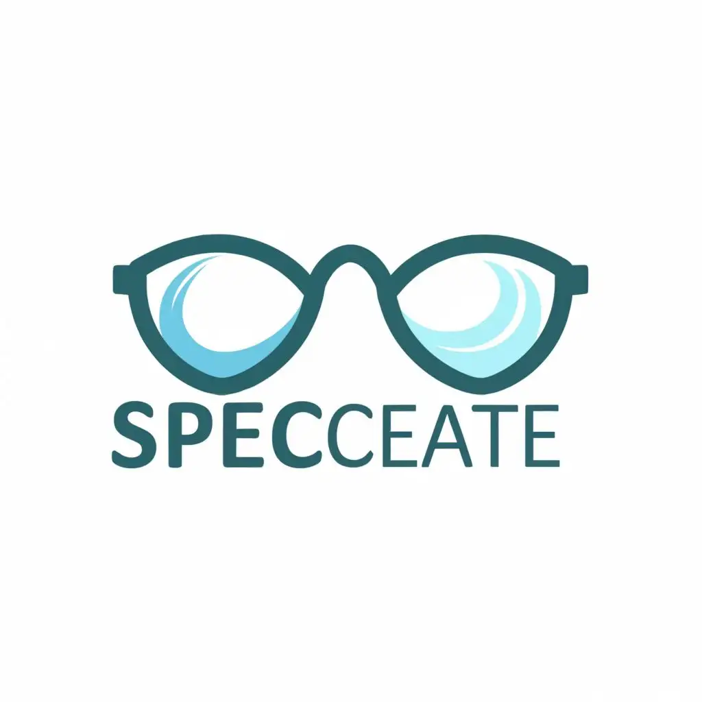 logo, Eyeglass, with the text "SpeCreate", typography, be used in Medical Dental industry
