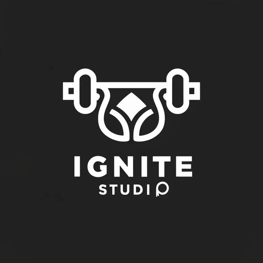 LOGO-Design-For-Ignite-Studio-Dynamic-and-Minimalistic-Workout-Symbol-for-Sports-Fitness-Industry