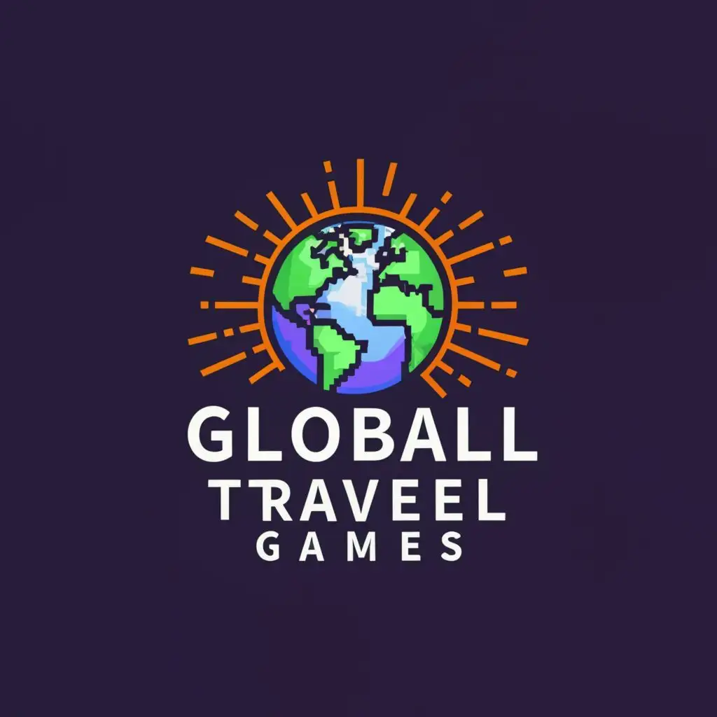 LOGO-Design-For-Global-Travel-Games-Explore-the-World-of-Gaming-Adventures