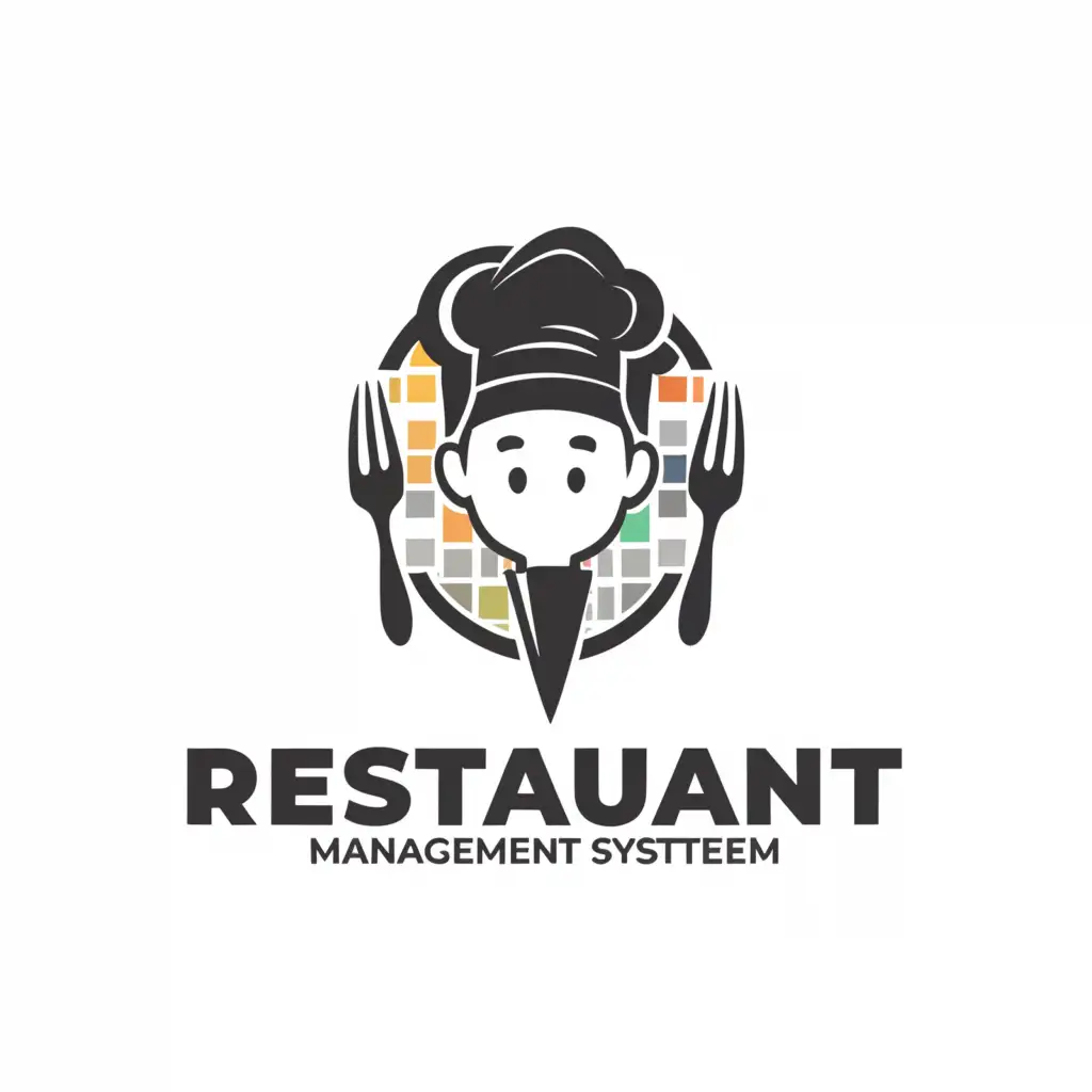 a logo design,with the text "Restaurant system", main symbol:system restaurant,Moderate,be used in Restaurant industry,clear background