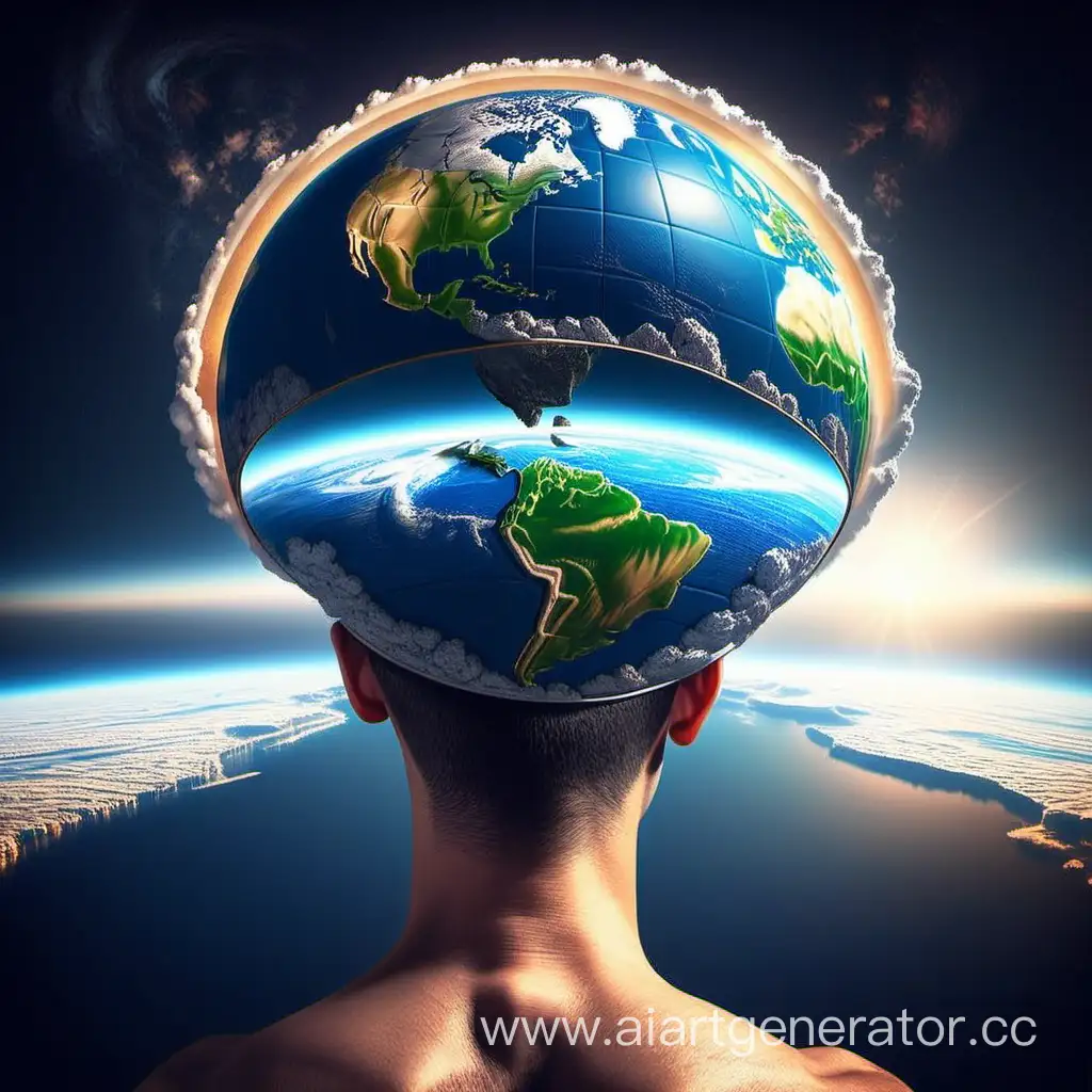 Contemplating-the-Flat-Earth-Thoughtful-Individual-Pondering-the-Worlds-Shape