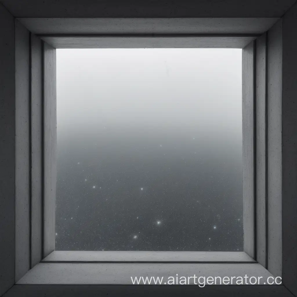 The grey universe after a wide window