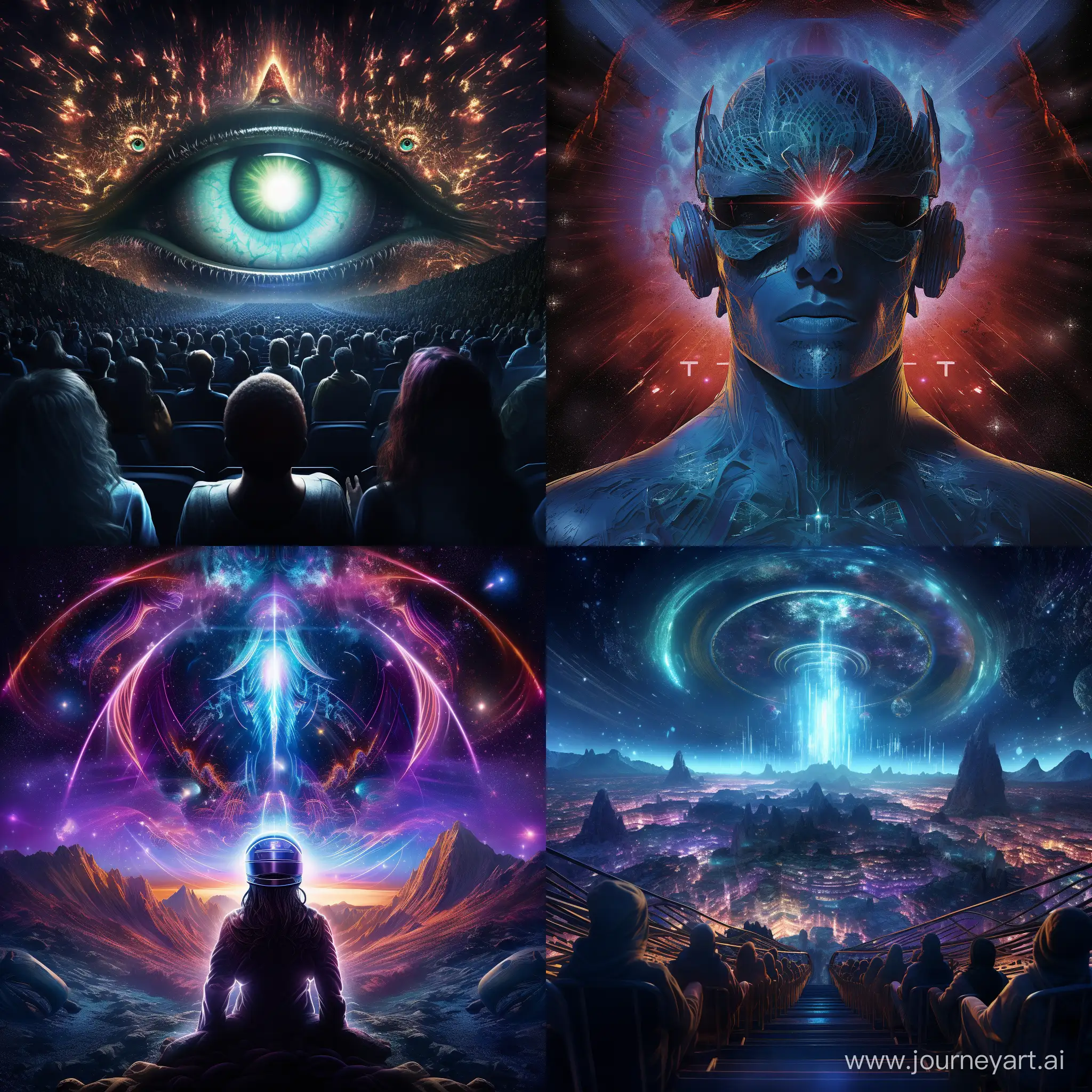 iMax 5d with lasers that allow you to watch the movie with your pineal gland in the astral realm