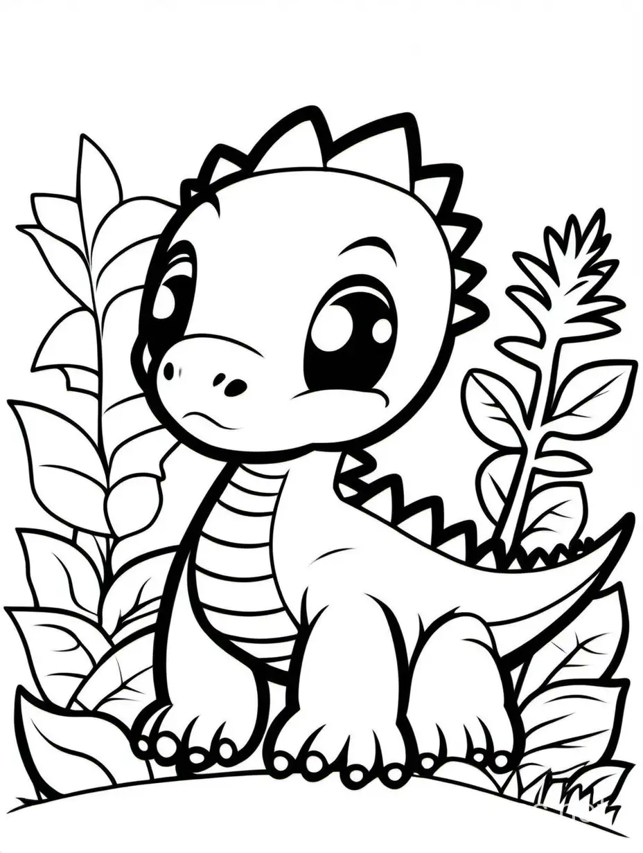 Simple-and-Adorable-Dinosaur-Coloring-Page-for-Kids