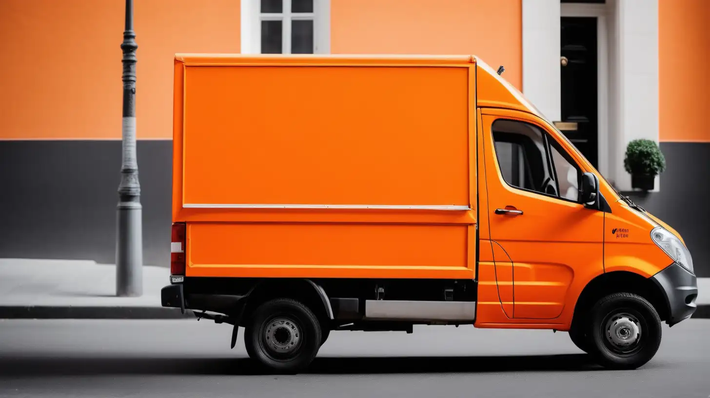 food delivery orange colours