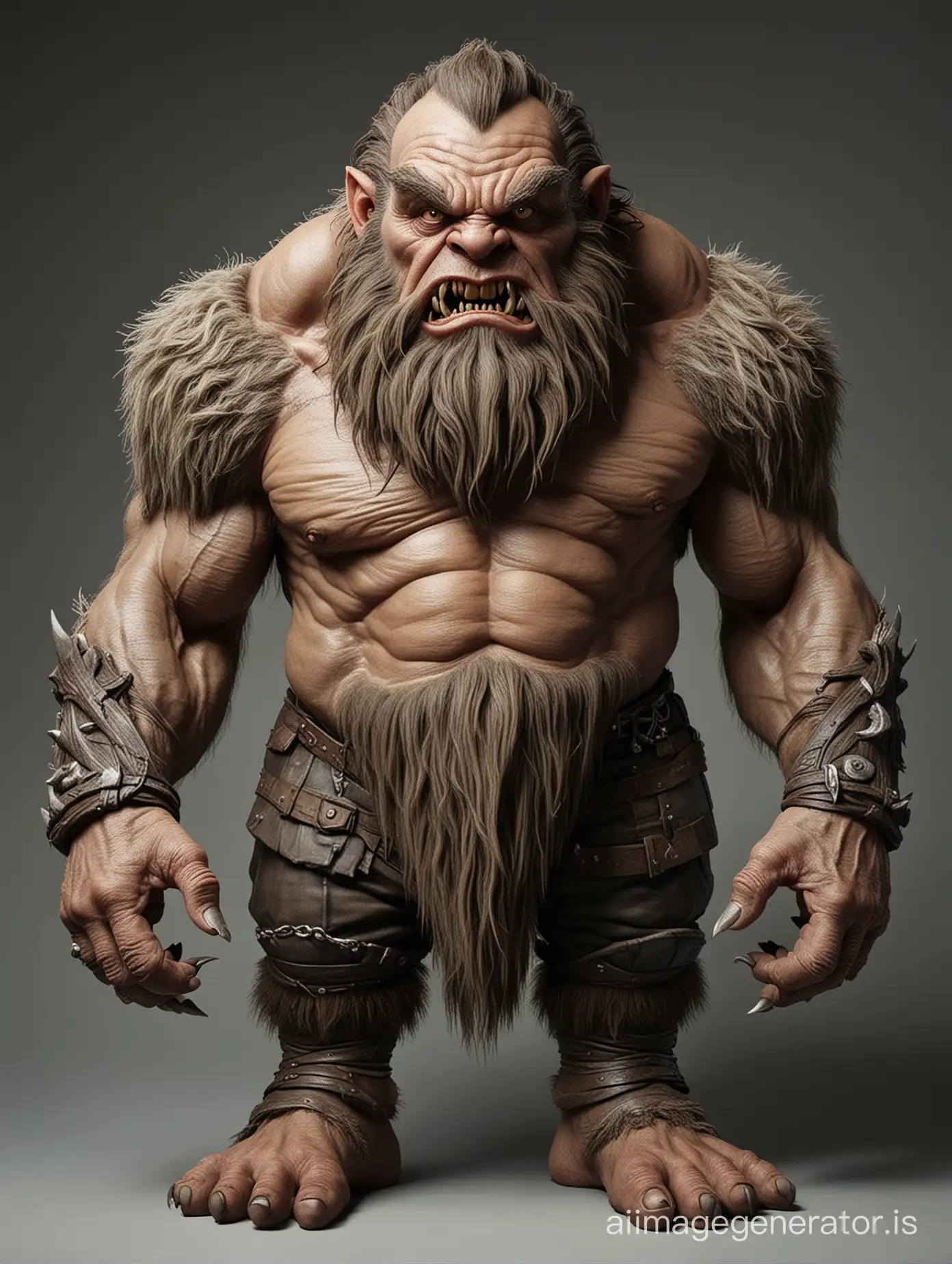 monster morphing into a dwarf