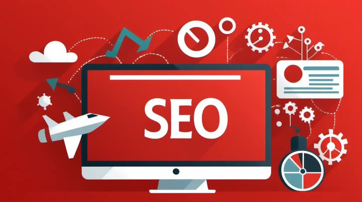 SEO Organic Traffic For Optimizing Your website

images should have no words, no text, only scenario based images

the theme color of the website background should be a mixed red color