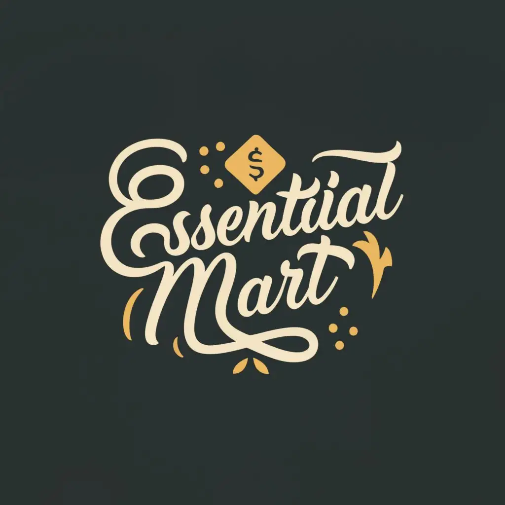 logo, Online Store, with the text "Essential Mart", typography, be used in Retail industry