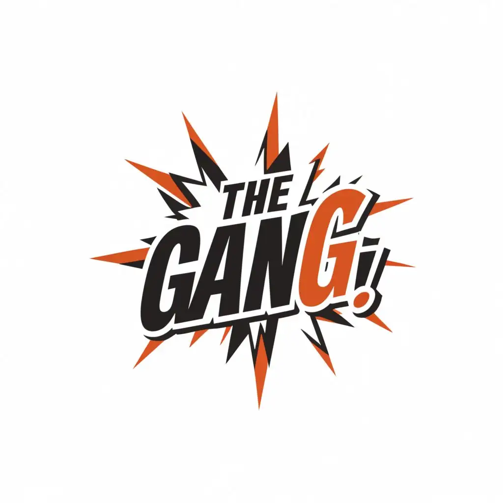 a logo design,with the text "THE GANG", main symbol:!!,Moderate,be used in Sports Fitness industry,clear background