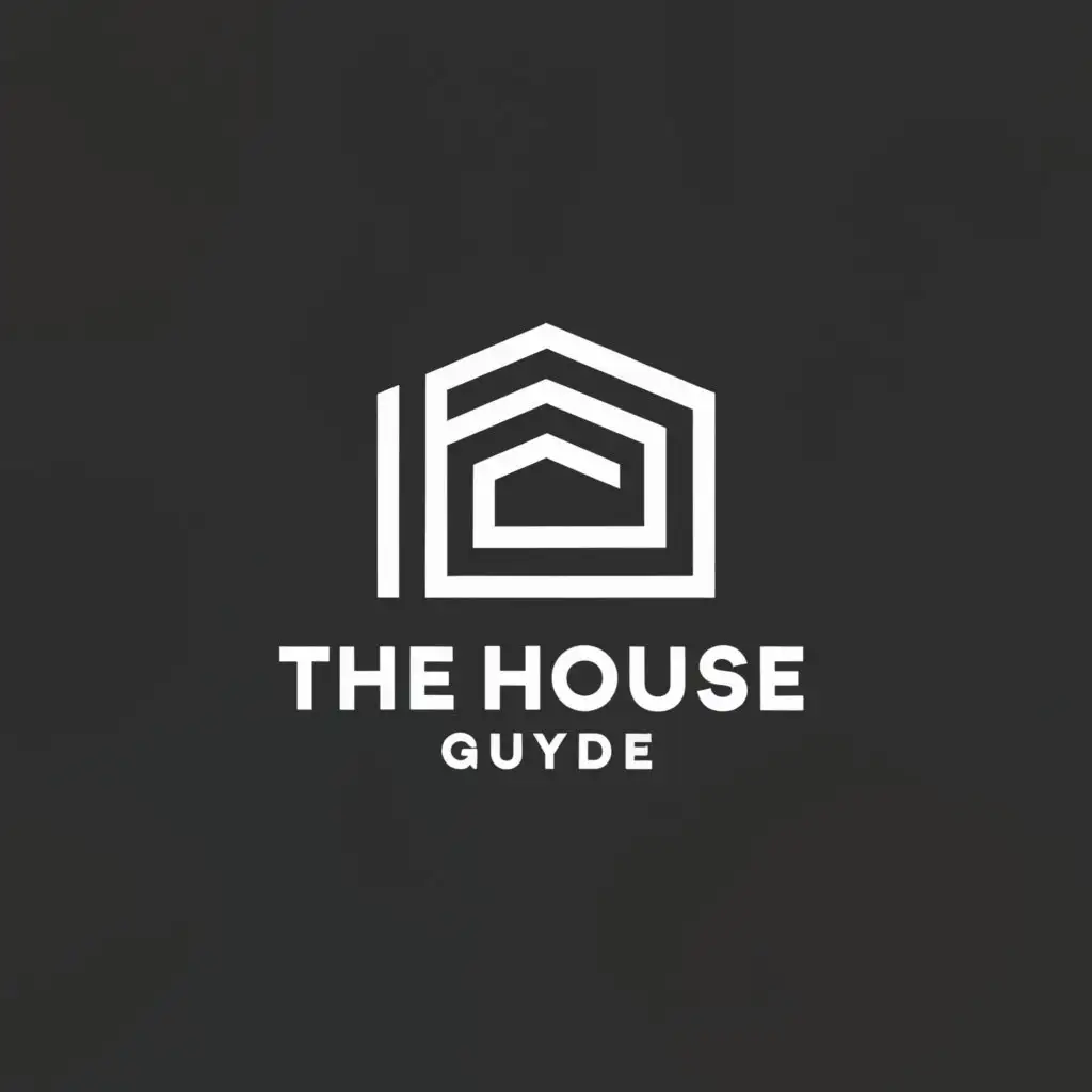 a logo design,with the text "THE house guyde", main symbol:House,Moderate,be used in Construction industry,clear background