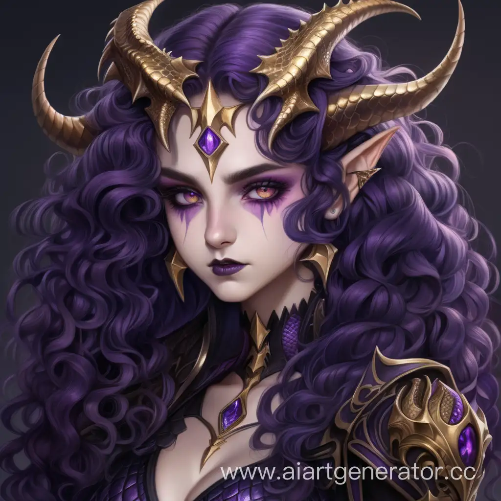 Enchanting-Gothic-Dragon-Queen-Portrait-with-Heterochromia
