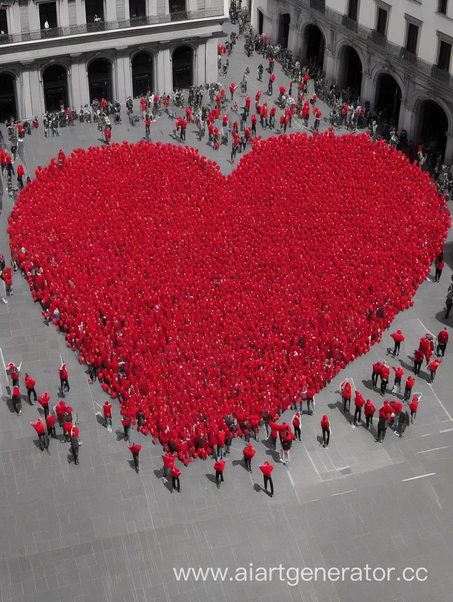 Crowd-of-People-Dancing-with-Red-Heart-Balloons-Flashmob-Event