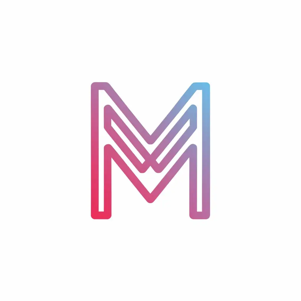 a logo design,with the text "M", main symbol:Author's style © *moment of joy* :),Minimalistic,be used in Entertainment industry,clear background