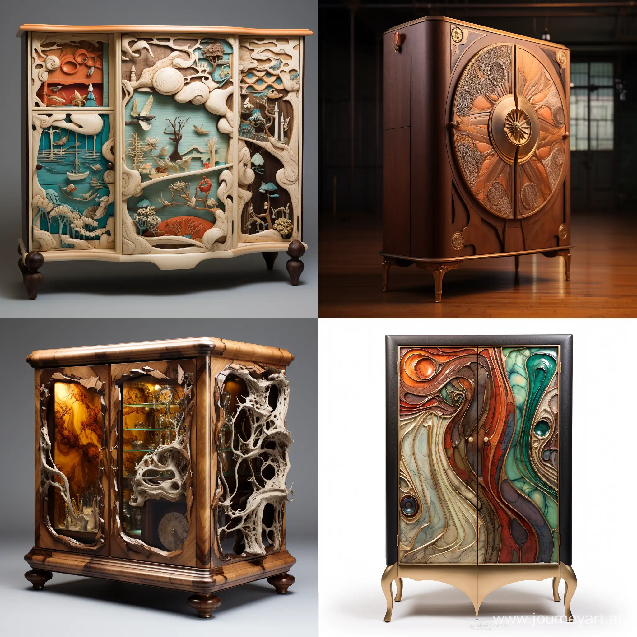 Contemporary-Cabinet-with-Geometric-Design-Artistic-AI-Image