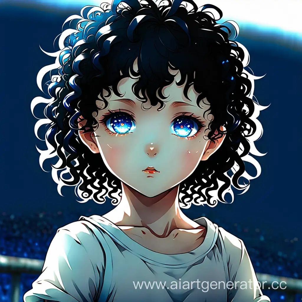Adorable-Anime-Little-Girl-with-Black-Curly-Hair-and-Blue-Eyes