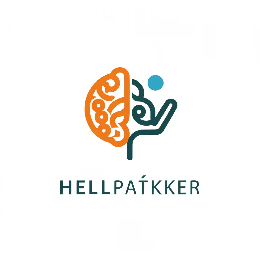 a logo design,with the text "Heilpraktiker", main symbol:brain, soul, hand,Moderate,be used in Medical Dental industry,clear background