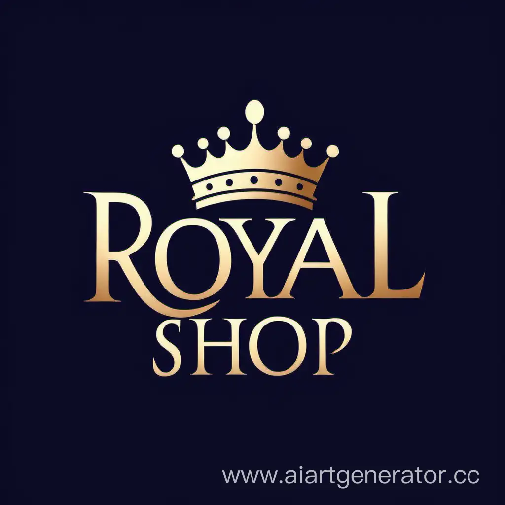 Elegantly-Crafted-ROYAL-SHOP-Logo-Design