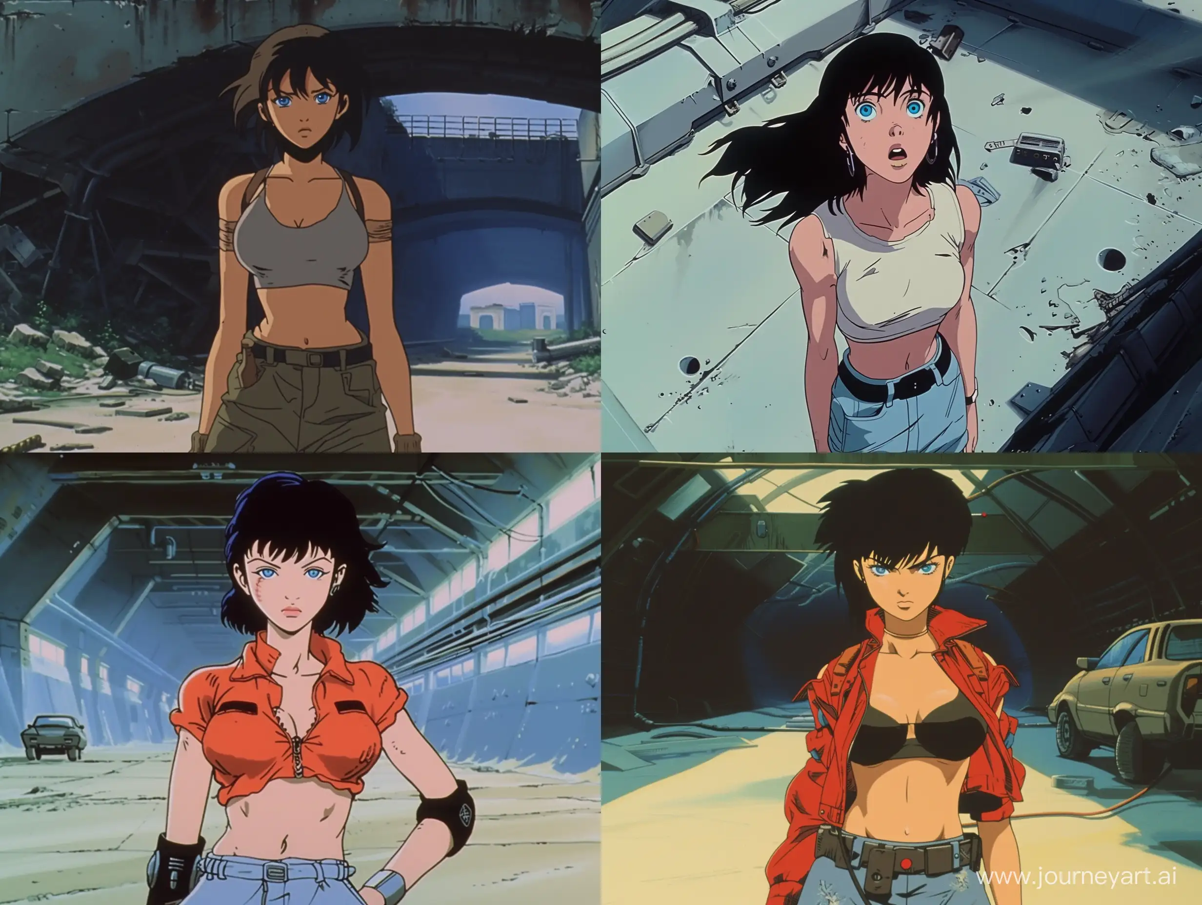 Futuristic-Anime-Nostalgia-90s-BlueEyed-Woman-in-Open-Area
