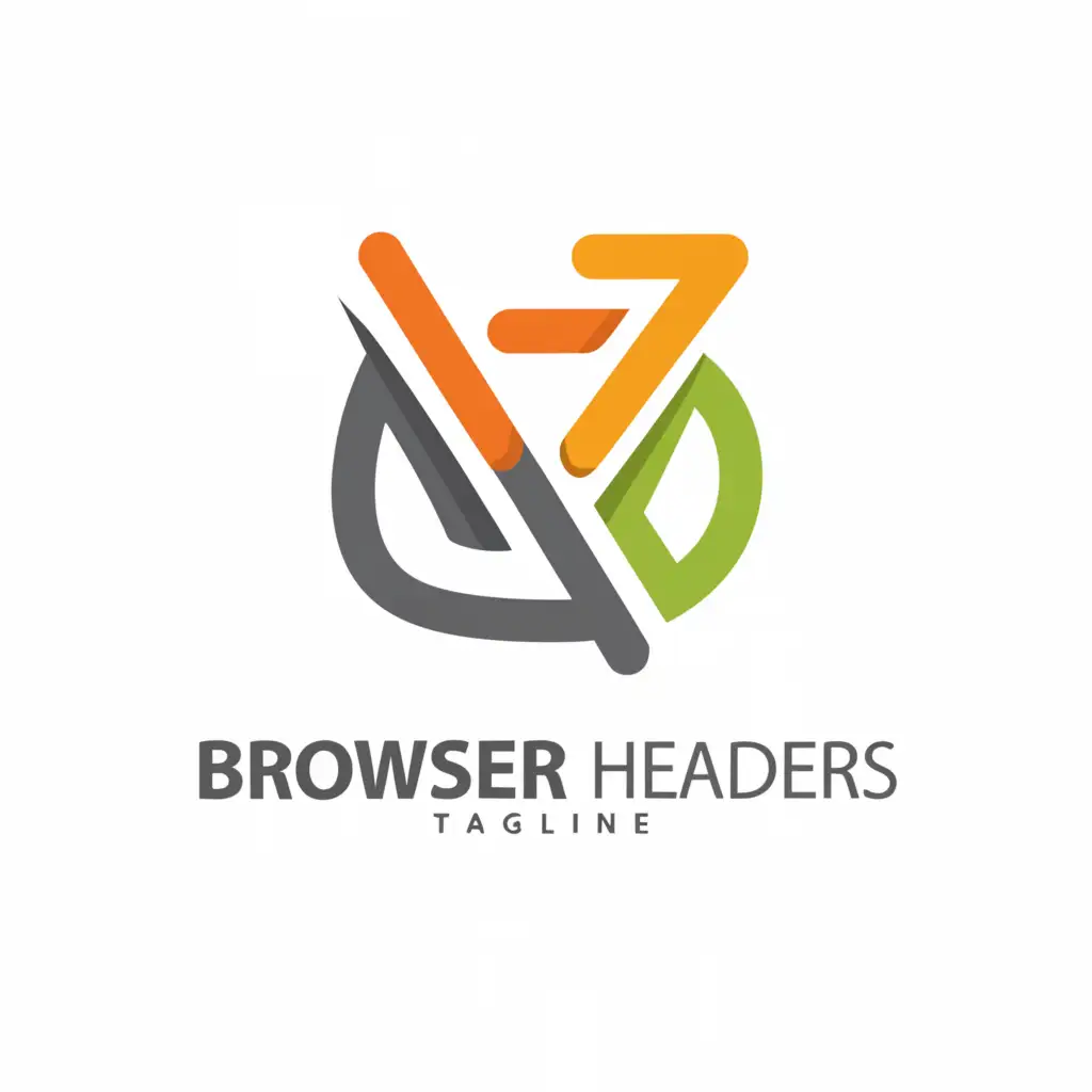 a logo design,with the text "Browser Headers", main symbol:BH,Moderate,be used in Technology industry,clear background