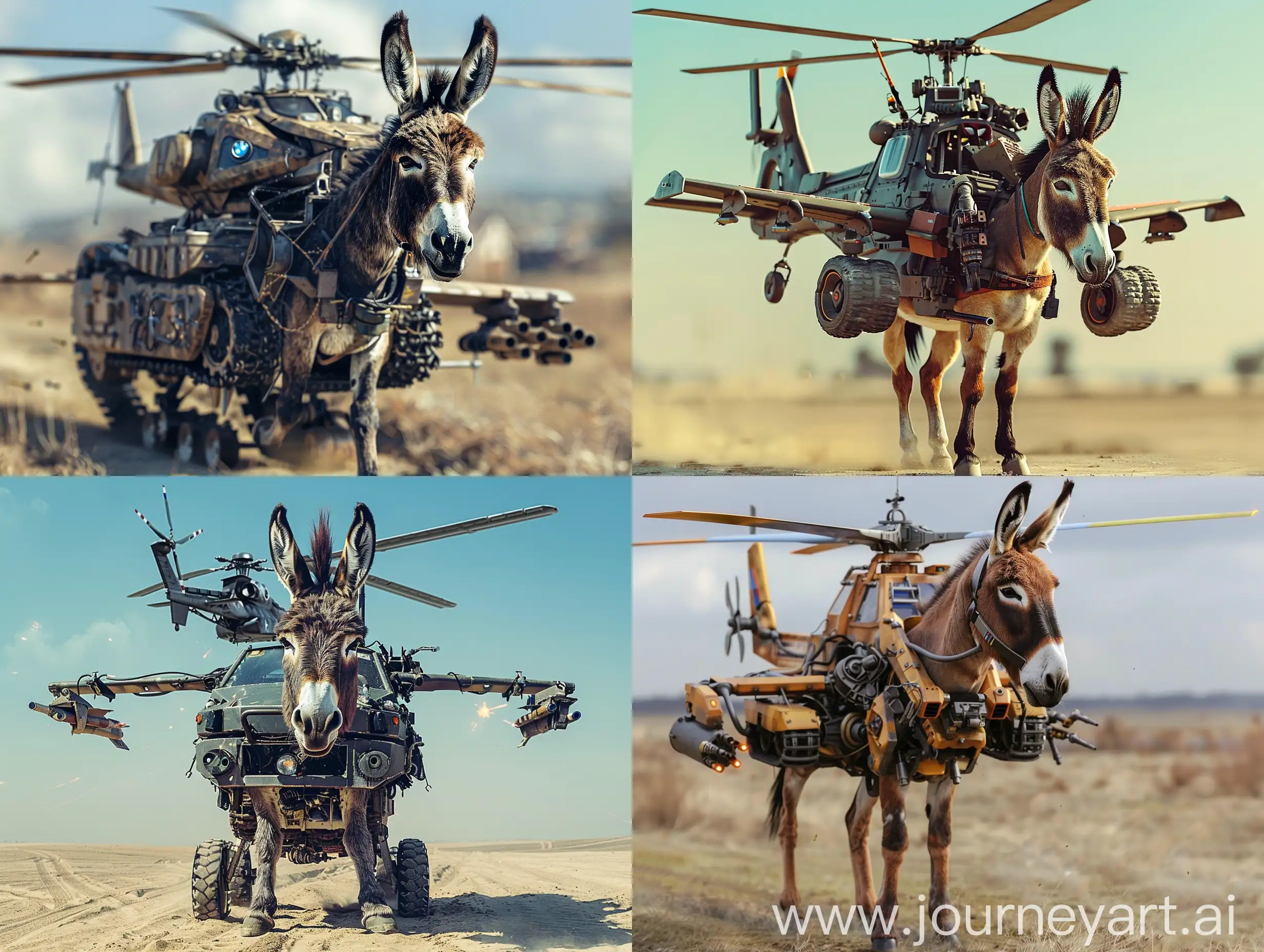 Radik-the-Donkey-Transforms-into-a-MultiFunctional-Vehicle-Shooting-BMWs