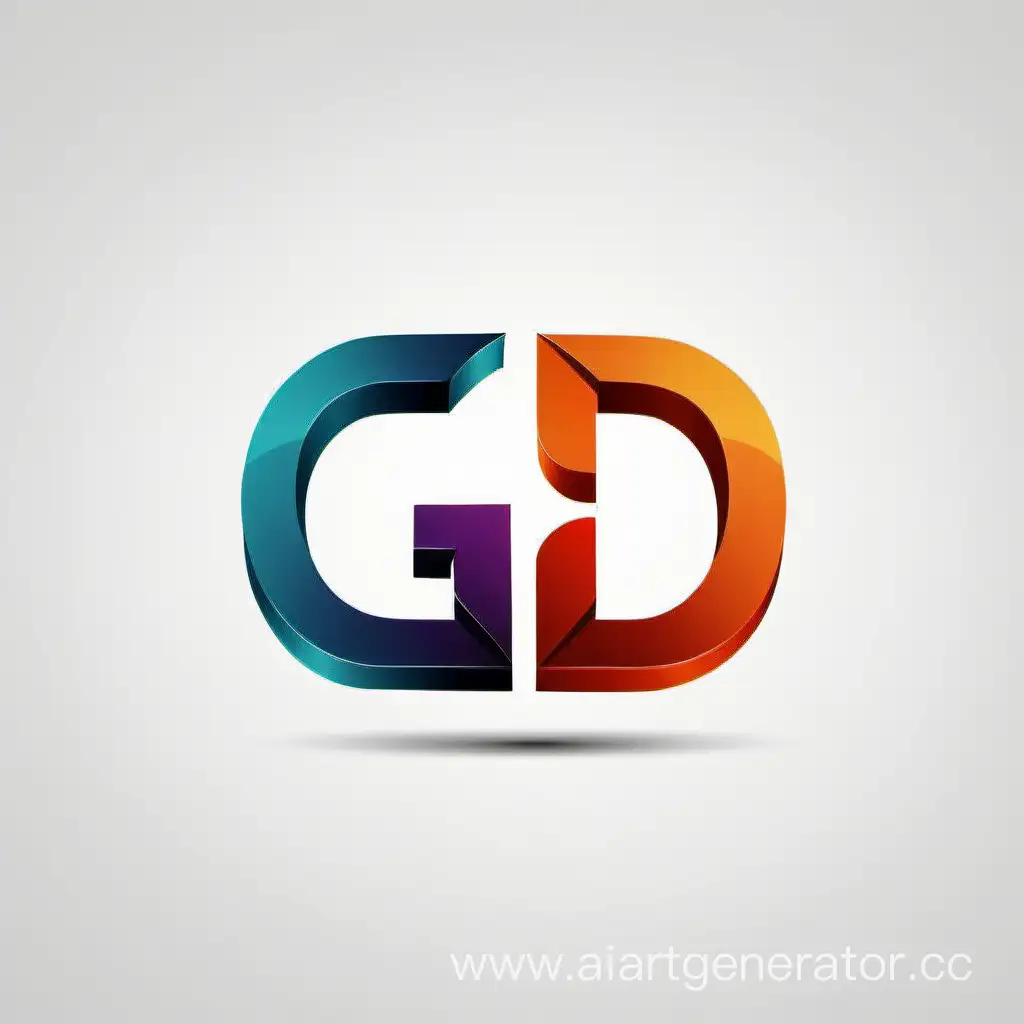 Colorful-GYD-Logo-Design-on-Abstract-Background