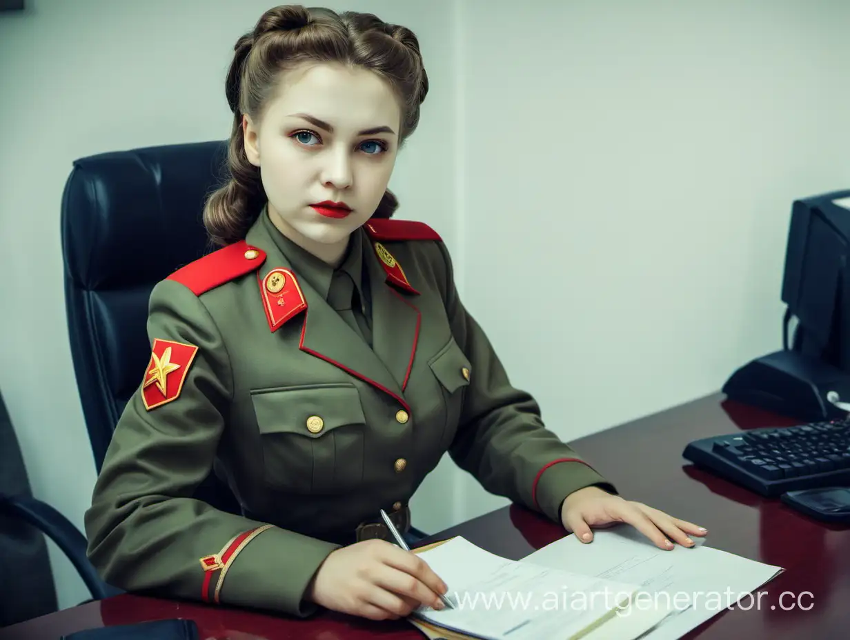 NKVD-Officer-Conducts-Interrogation-in-Office-Setting