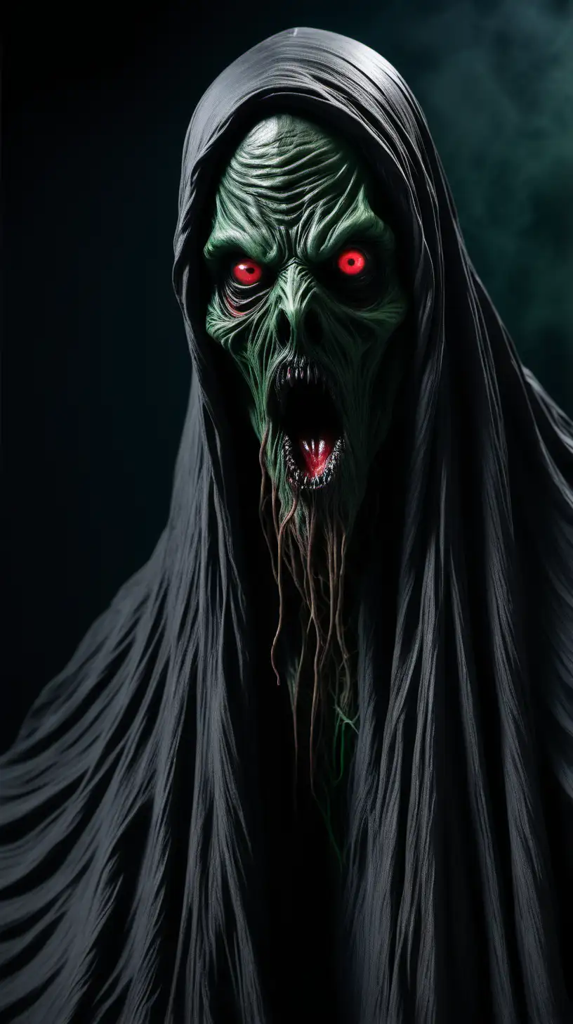 HyperRealistic Dementor with RedGreen Eyes