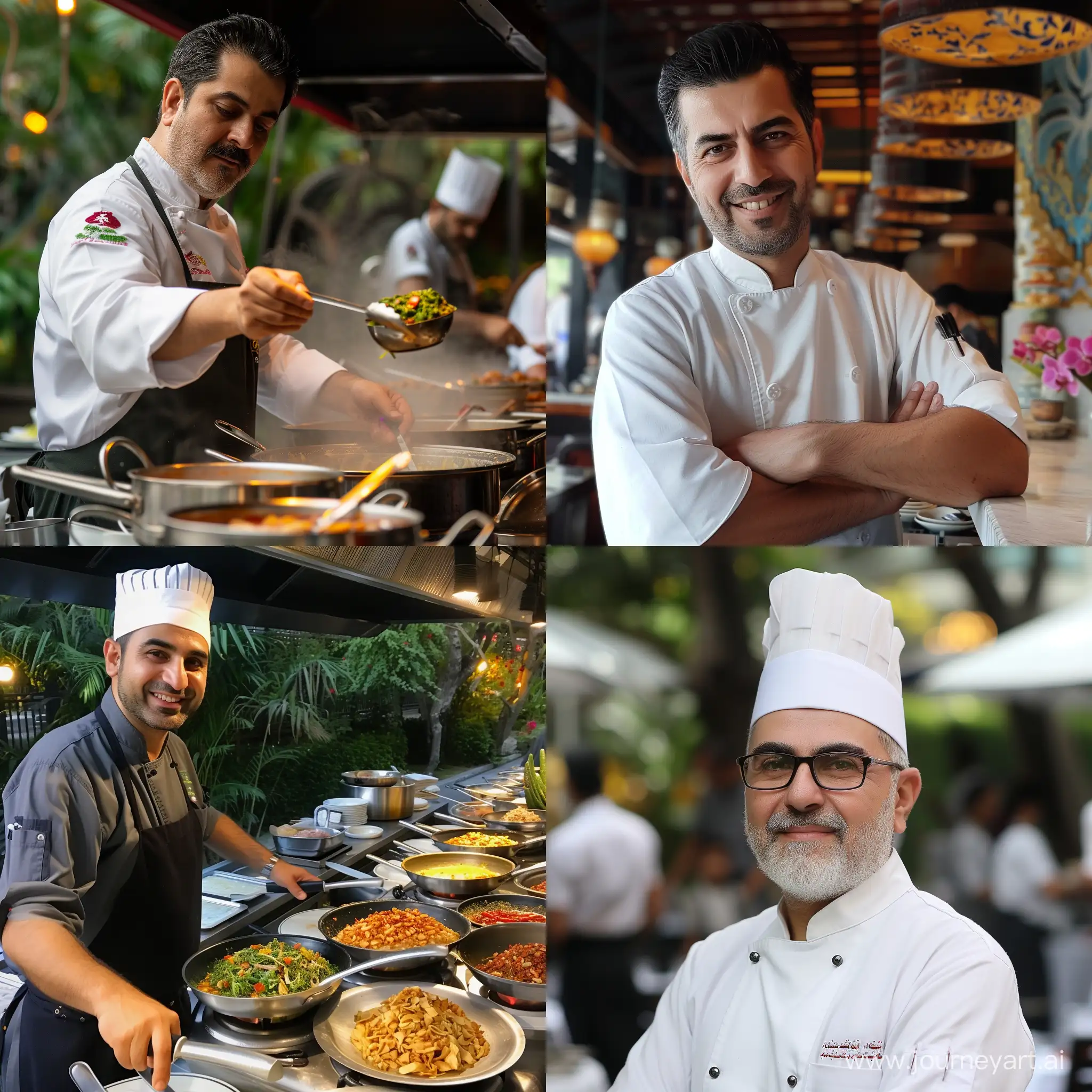 Iranian-Chefs-Cooking-Thai-Cuisine-Together