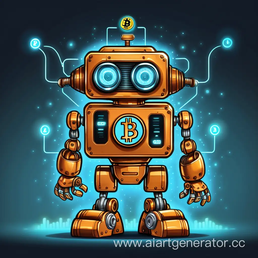 Cartoon-Robot-with-Glowing-Bitcoin-Eyes