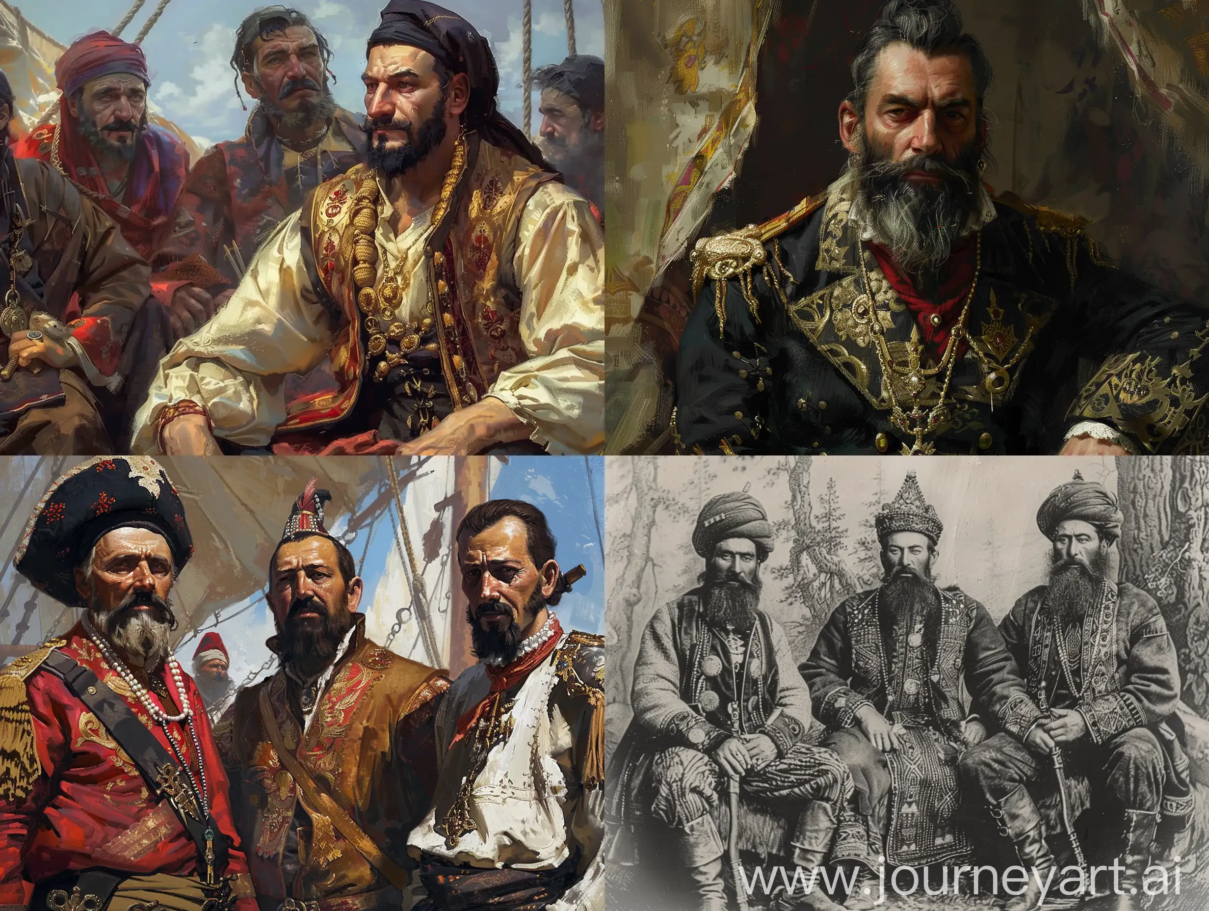His family, the Dipsheu dynasty, was a famous pirate and bandit clan from the Ubykh province of Circassia, exiled to the Ottoman Empire during the genocide against Circassians in the 1860s.