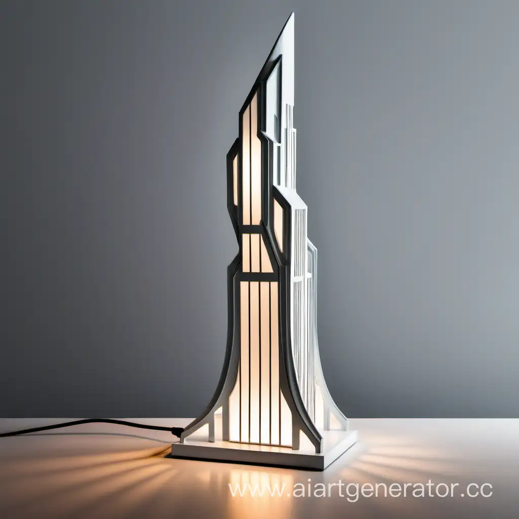 Futuristic-BuildingInspired-Table-Lamp-for-Modern-Ambiance