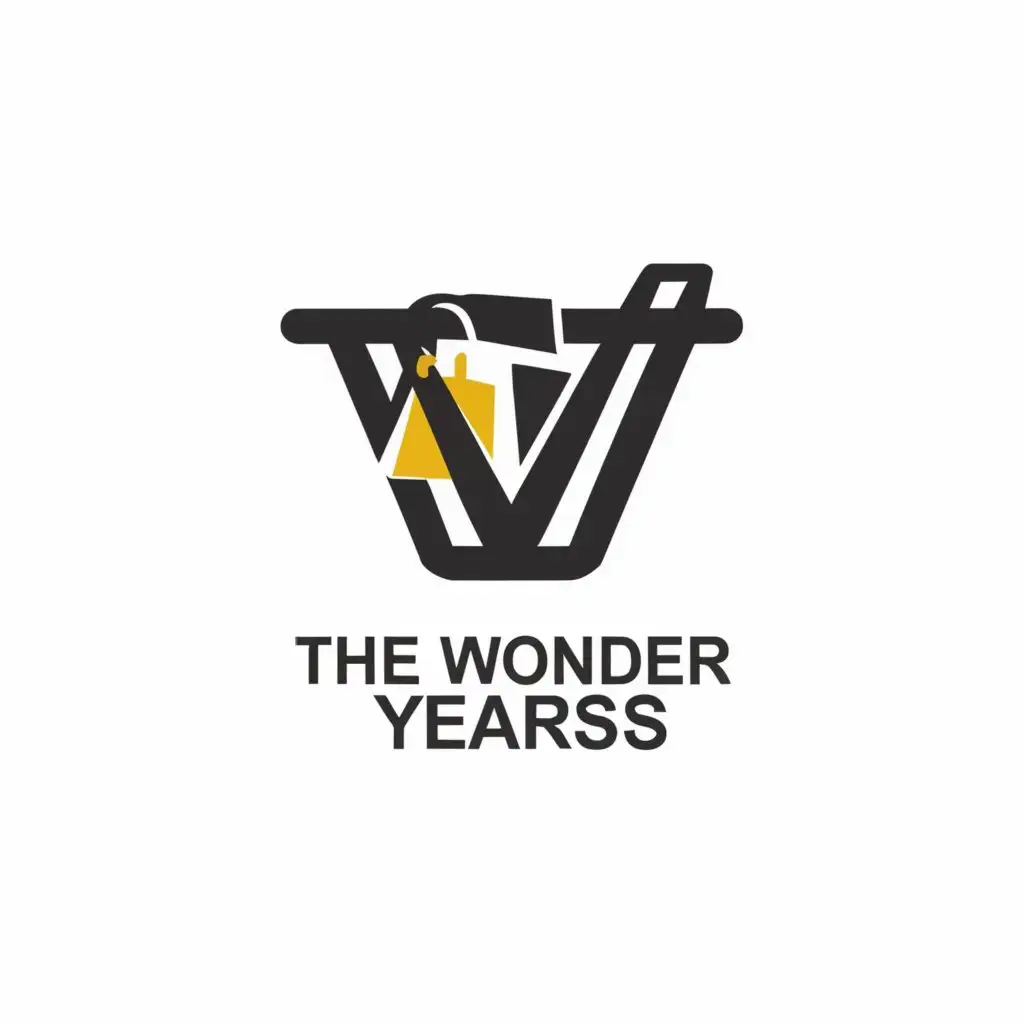 a logo design,with the text "The Wonder Years", main symbol:logo for ecommerce shop enligne for boy cloth,Moderate,be used in Events industry,clear background