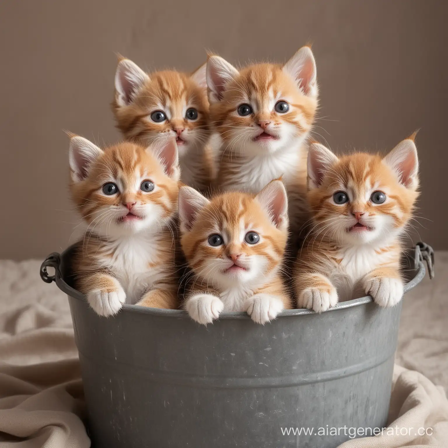 Cheerful-Kittens-Sitting-in-a-Bucket-Adorable-Feline-Companions