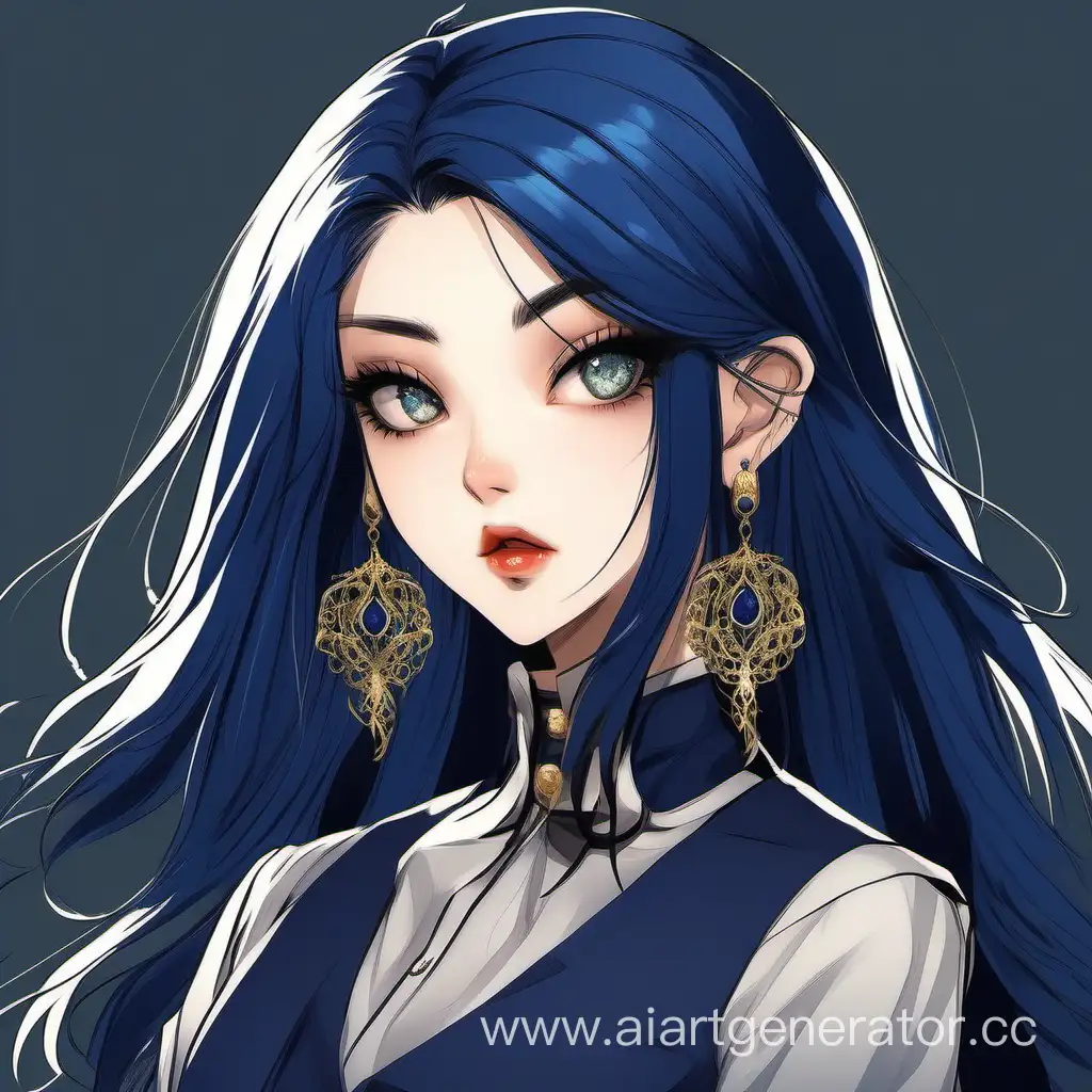 Tall-Elegant-Girl-with-Dark-Blue-Hair-and-Haughty-Expression