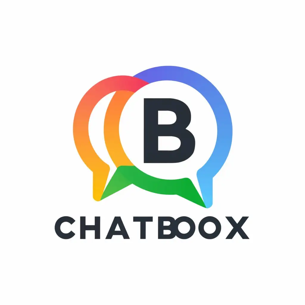 a logo design,with the text "ChatBox", main symbol:CB,Moderate,clear background