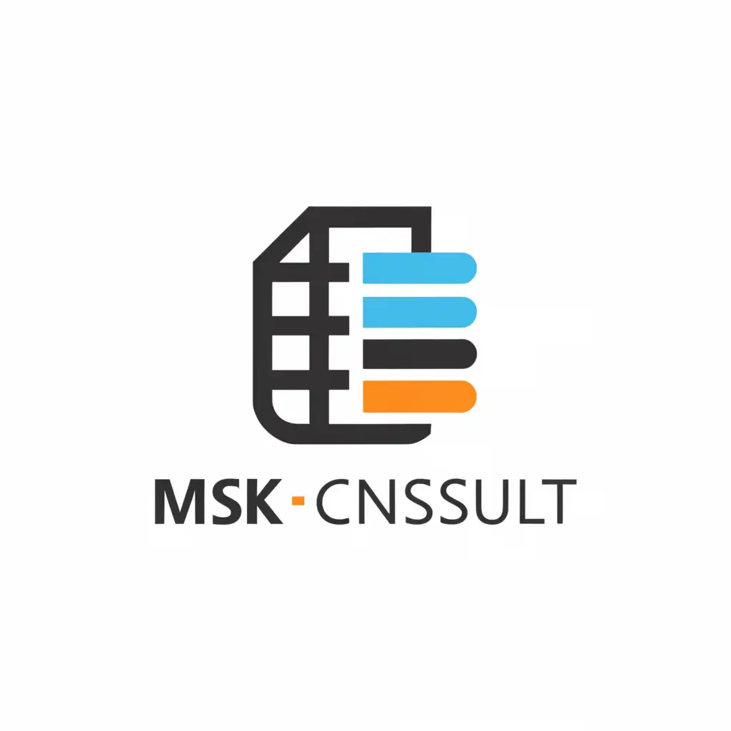 a logo design,with the text "MSK Consult", main symbol:Calculator,Умеренный,be used in Финансы industry,clear background