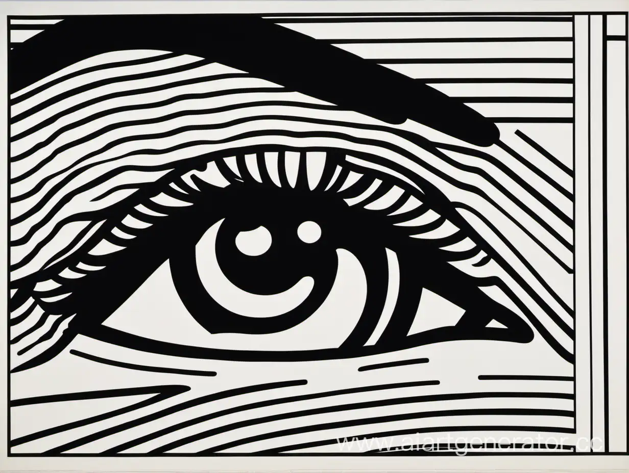 roy lichtenstein, "GAZE"
