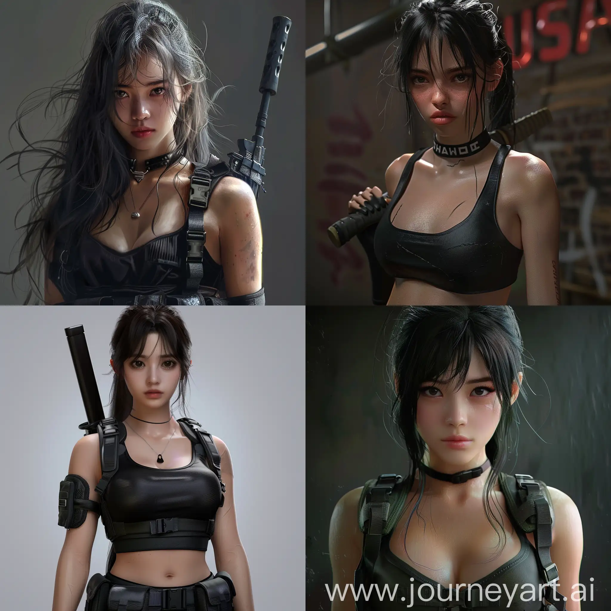 realistic swat Girl