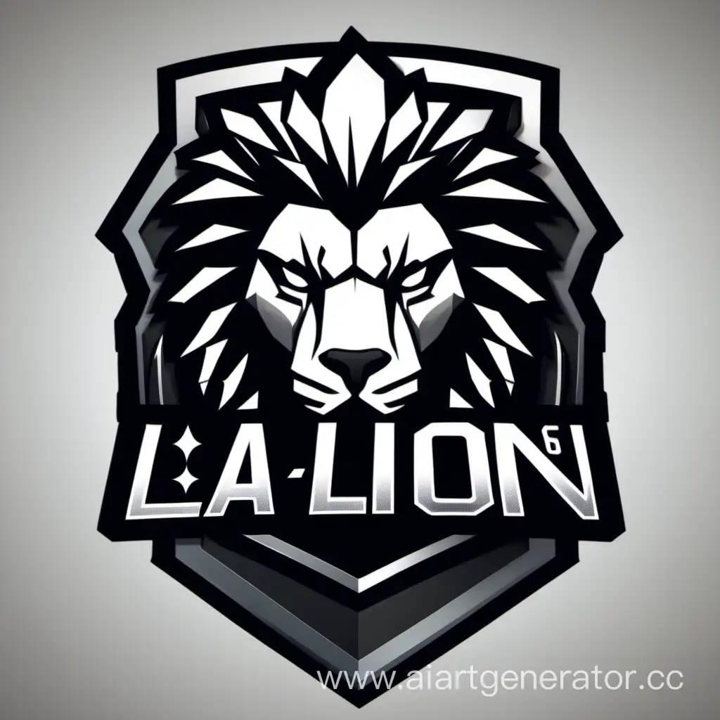 Логотип киберспортивной команды "La-Lion" для игры "Tom Clancy's six siege"; Используй атрибуты из игры и искажение изображения помехами
