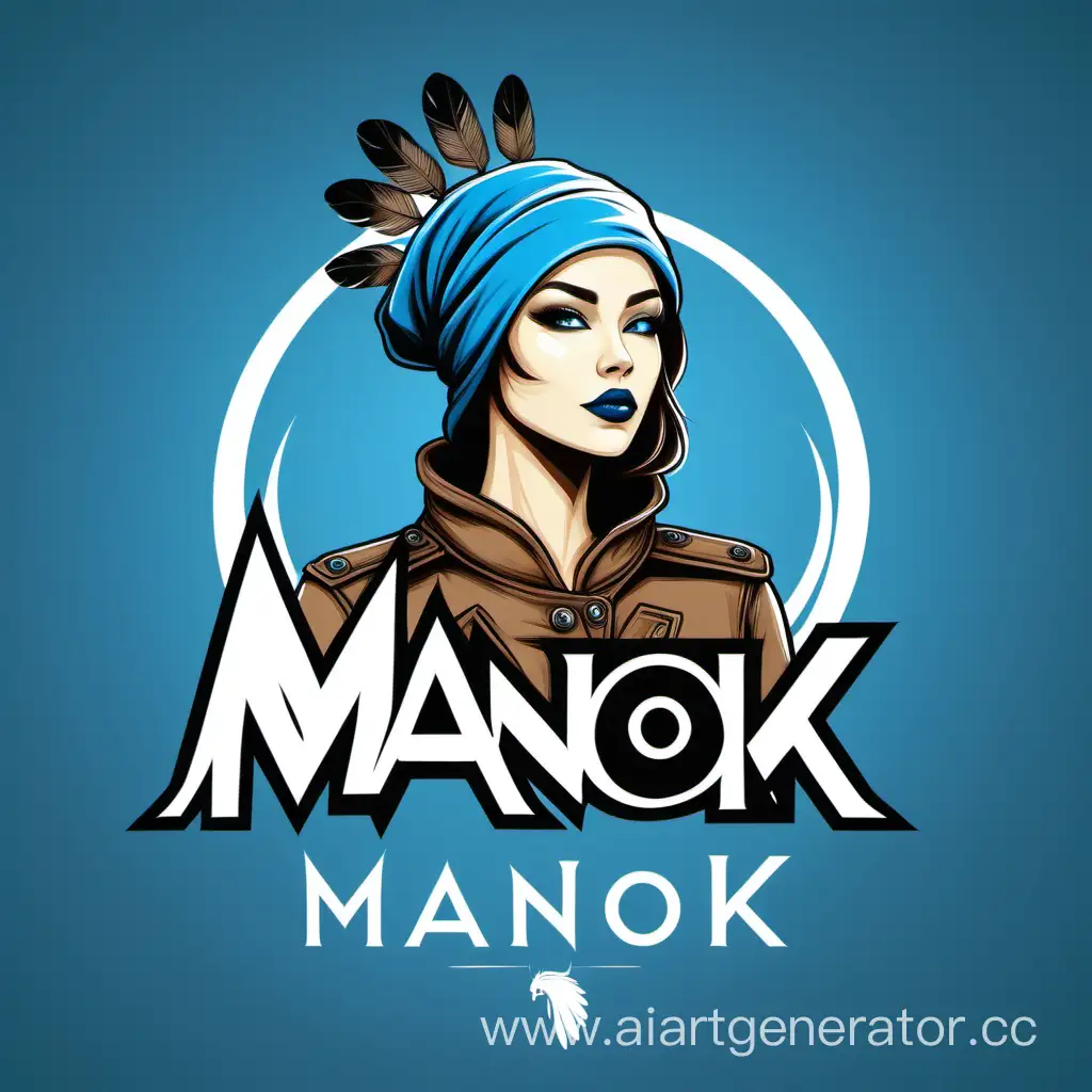 Alluring-Female-Hunter-Logo-for-MANOK-Womens-Clothing-Line