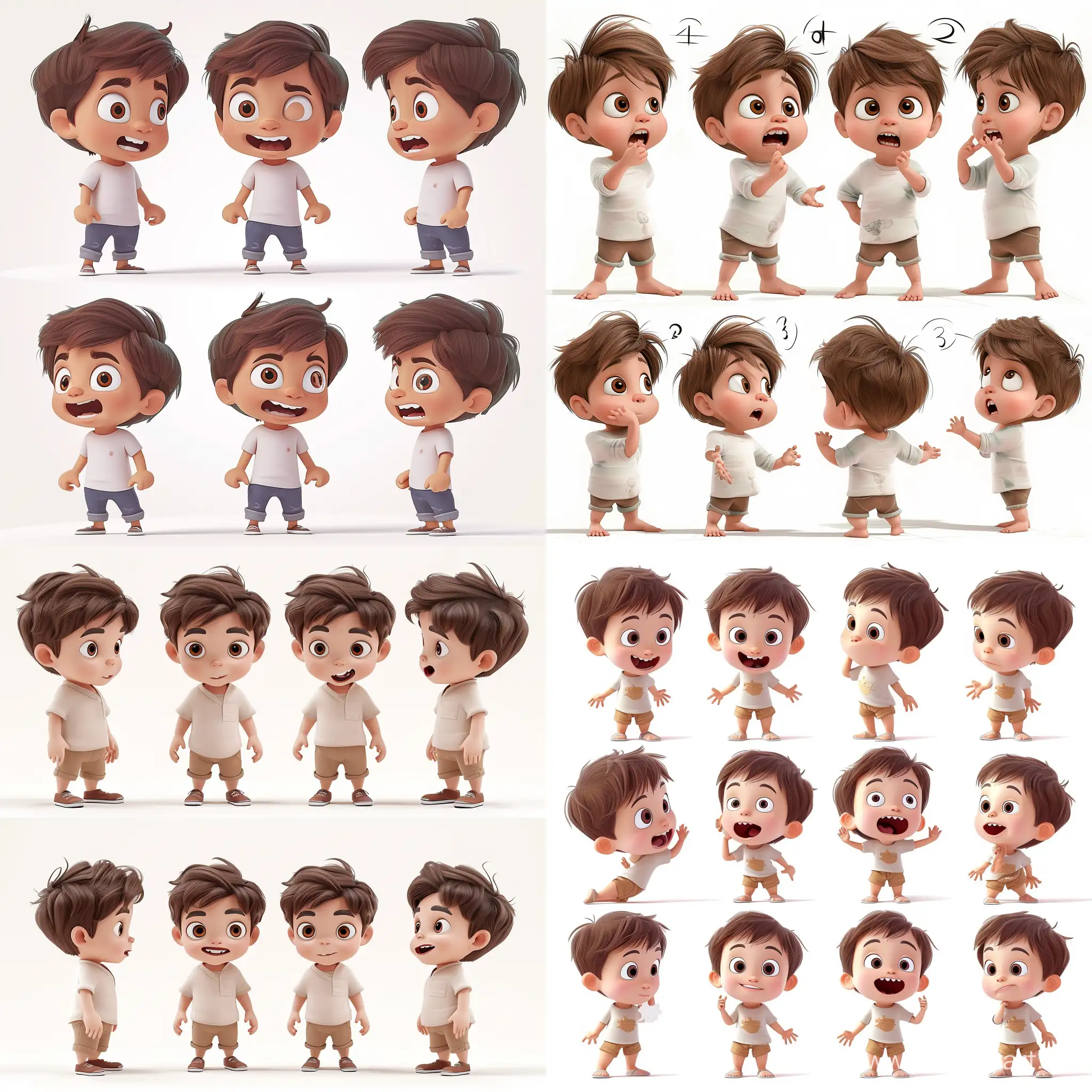 Adorable-BrownHaired-OneYearOld-Expressions-in-3D-Cartoon-Illustration