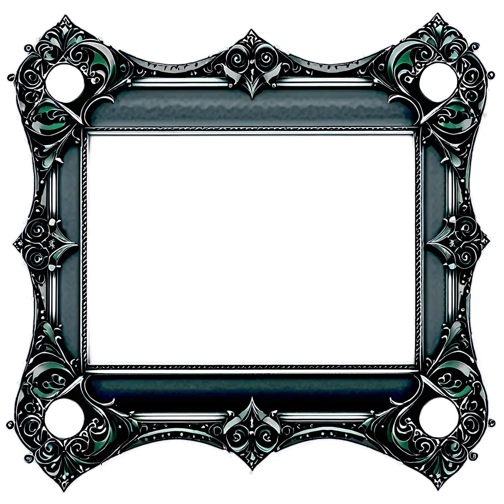 Gothic-Victorian-Photo-Frame-PNG-Exquisite-Design-for-Digital-Art-and-Vintage-Projects
