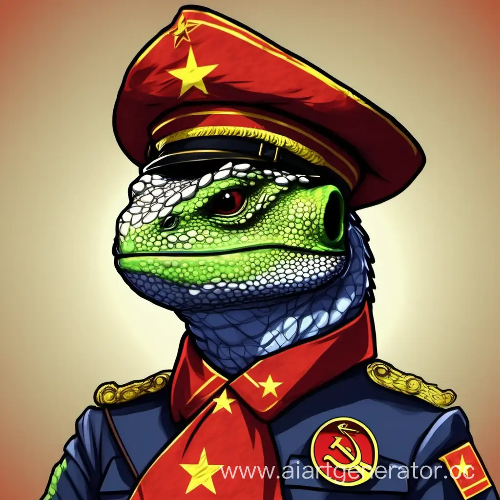 Furry-Lizard-Embracing-Communist-Ideals