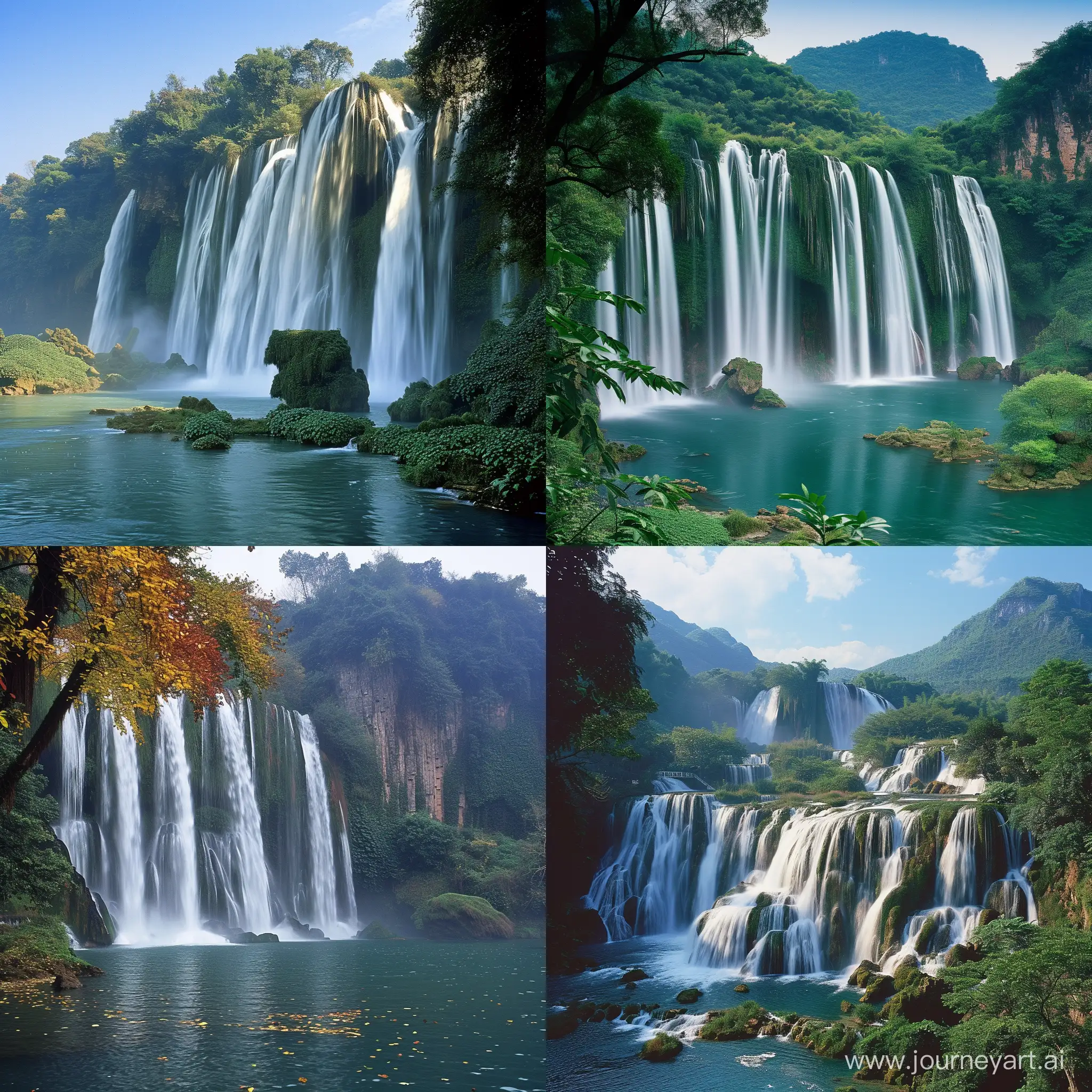 Majestic-Huangguoshu-Waterfall-in-Square-Format