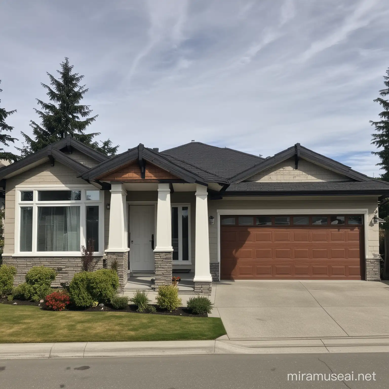 single level home in surrey canada for a facebook ad
